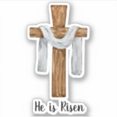  Waterverf Paasvakantie Sticker (Voorkant)