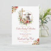 Waterverf Paasviering Kaart (Staand voorkant)