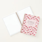 Waterverf paddenstoel Naam Notitieboek (Binnen)