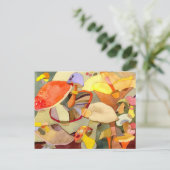 Waterverf paddenstoel schilderen Recipe Briefkaart (Staand voorkant)