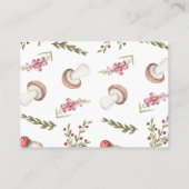 Waterverf paddenstoel Shower Game Kaart Plaatskaartje (Achterkant)