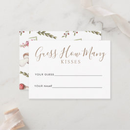 Waterverf paddenstoel Shower Game Kaart Plaatskaartje