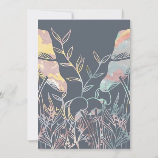 Waterverf paddenstoelen (Voorkant)