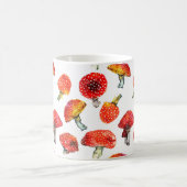 Waterverf paddenstoelen Cute herfstpatroon Koffiemok (Center)