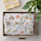 Waterverf Paddenstoelen en bloemen Tissuepapier (Geschenk)