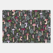 Waterverf paddenstoelen Illustratie  Inpakpapier Vel (Voorkant 3)