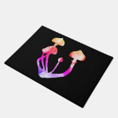 Waterverf paddenstoelen Magisch Deurmat (Schuin)