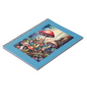 Waterverf paddenstoelen notitieboek (Linkerzijde)