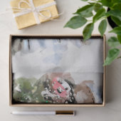 Waterverf paddenstoelen ontkoppelen tissuepapier (Geschenk)