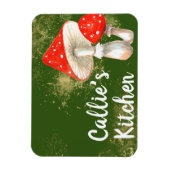 Waterverf paddenstoelen speciaal ingerichte keuken magneet (Verticaal)