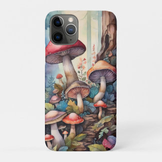 Waterverf paddenstoelentas Case-Mate iPhone case