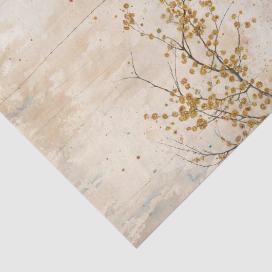  Waterverf Pagode en Lotus Pond Tissuepapier (Detail)