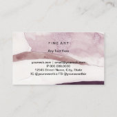 Waterverf Paint Artist Visitekaartje (Achterkant)