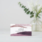 Waterverf Paint Artist Visitekaartje (Staand voorkant)