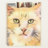 Waterverf Paint Cat Planner (Voorkant)