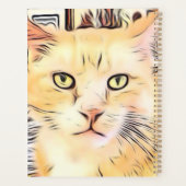 Waterverf Paint Cat Planner (Achterkant)