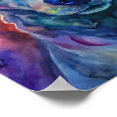 Waterverf Paint Dog Poster (Hoek)