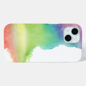 Waterverf Paint Spill Rainbow Abstract Case-Mate iPhone Case (Achterkant (horizontaal))