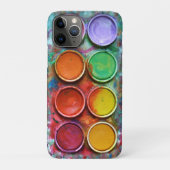  waterverf palet Case-Mate iPhone case (Achterkant)
