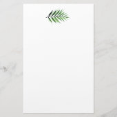 Waterverf Palm Briefpapier (Voorkant)