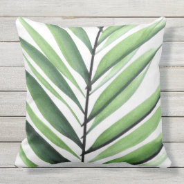 Waterverf Palm Buitenkussen