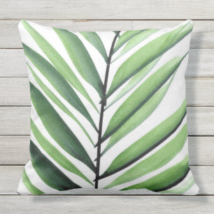 Waterverf Palm Buitenkussen