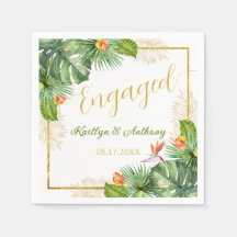 Waterverf Palm Floral