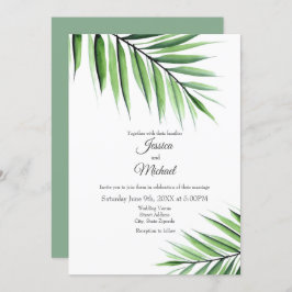 Waterverf Palm Kaart