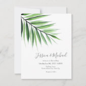 Waterverf Palm Kaart (Voorkant)