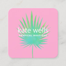 Waterverf Palm Leaf Tropical Clothing Boutique