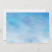 Waterverf Palm Leaves Rehearsal Dinner Kaart (Achterkant)