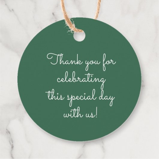 Waterverf Palm Monstera Leaf Tropical Bedankt Bedankjes Labels (Achterkant)