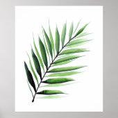 Waterverf Palm Poster (Voorkant)