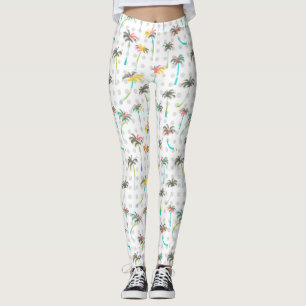 Waterverf Palm Trees 2 Leggings
