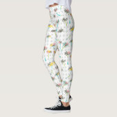 Waterverf Palm Trees 2 Leggings (Links)