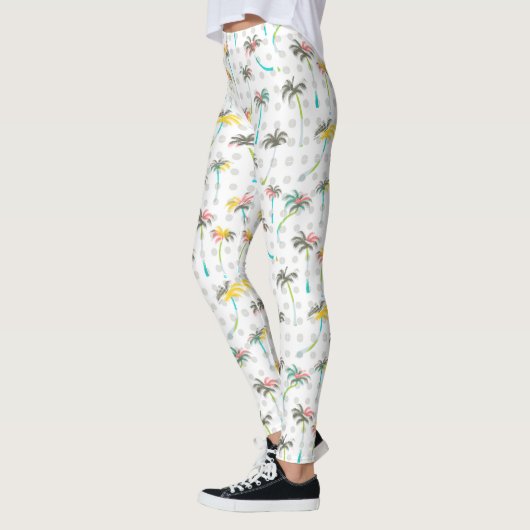 Waterverf Palm Trees 2 Leggings (Links)