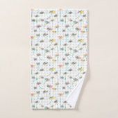 Waterverf Palm Trees Bad Handdoek (Handdoek)