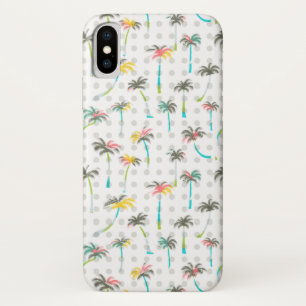 Waterverf Palm Trees iPhone X Hoesje