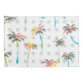 Waterverf Palm Trees Kussensloop (Achterkant-Rechts)