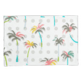 Waterverf Palm Trees Kussensloop (Voorkant-Rechts)