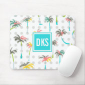 Waterverf Palm Trees | Monogram Muismat (Met muis)