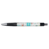 Waterverf Palm Trees | Monogram Pen (Voorkant)