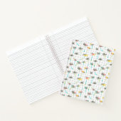 Waterverf Palm Trees Notitieboek (Binnen)