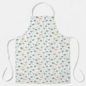 Waterverf Palm Trees Schort (Voorkant)