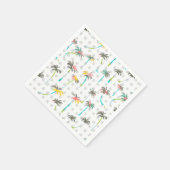 Waterverf Palm Trees Servet (Hoek)