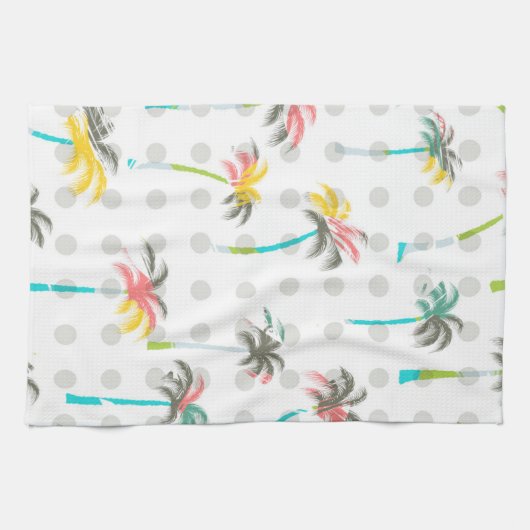 Waterverf Palm Trees Theedoek (Horizontaal)