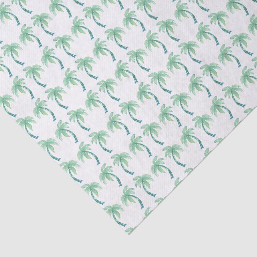 Waterverf Palm Trees Tissuepapier (Detail)