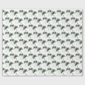 Waterverf Palm Trees Tropisch Patroon Cadeaupapier (Vlak)