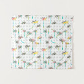 Waterverf Palm Trees Wandkleed (Voorkant (horizontaal))