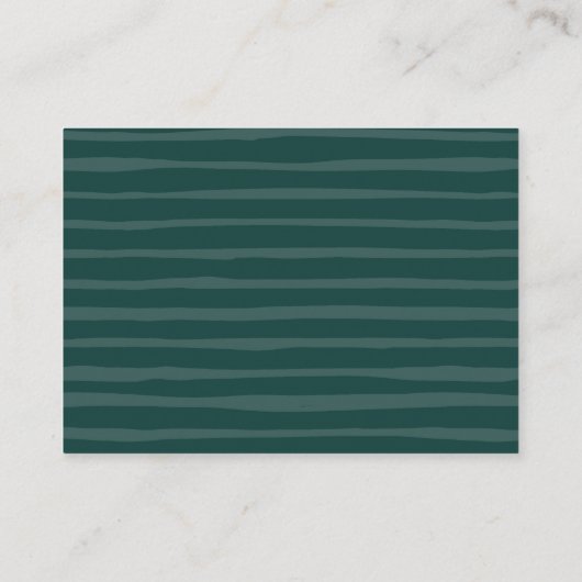 Waterverf Palm Wedding Hotel Accommodatie Kaarten (Achterkant)